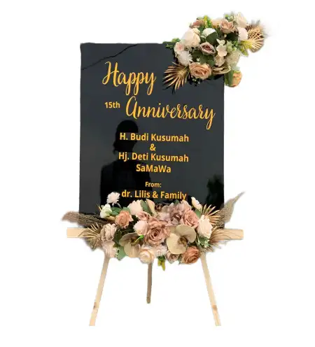 Papan Bunga Akrilik Teluk Wondama